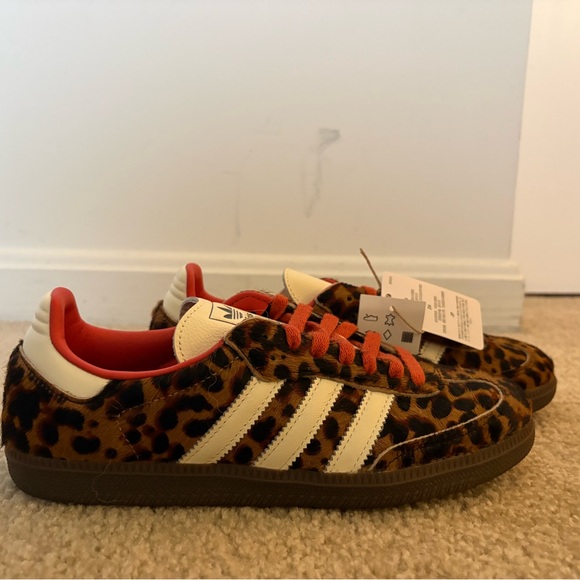 Adidas Women's Samba Sneakers in Leopard Print - Picture 3 of 6